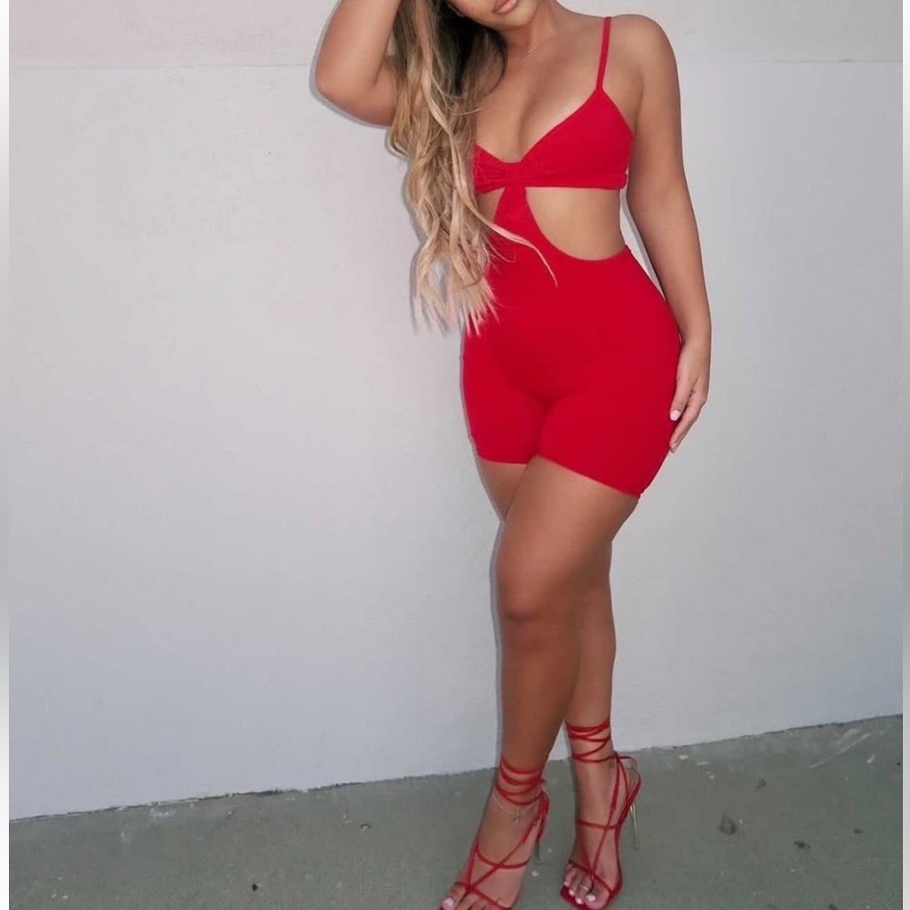 New Red Romper